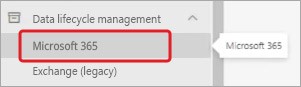 Select Microsoft 365